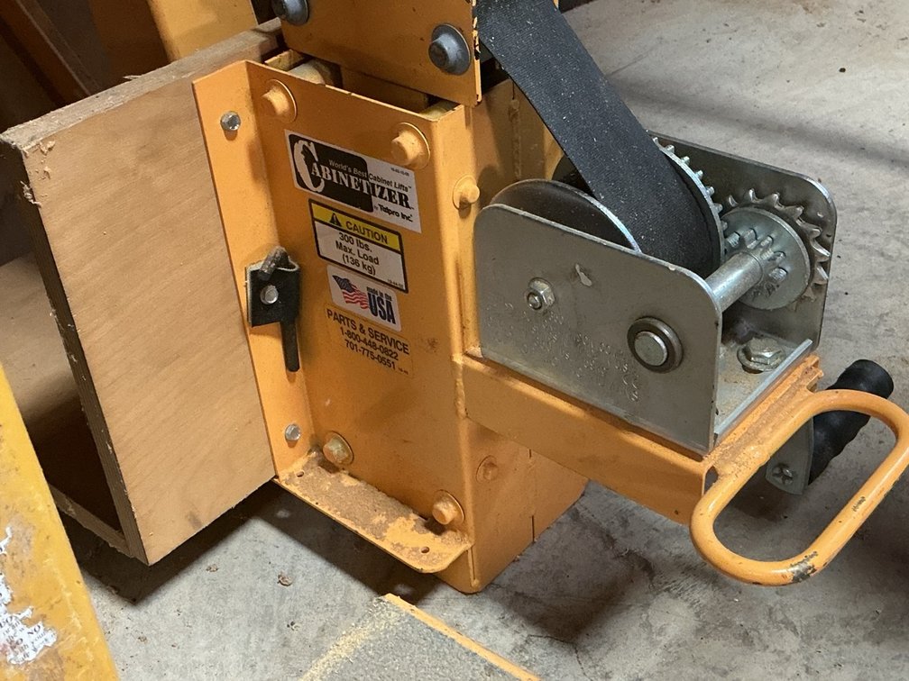 Talpro Inc Cabinetizer Cabinet Lift and SCC Adjustable Cargo Bars