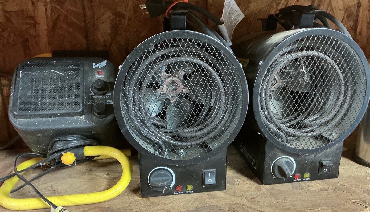 Master Electric Forced Air Garage Heaters and Comfort Zone Space Heater