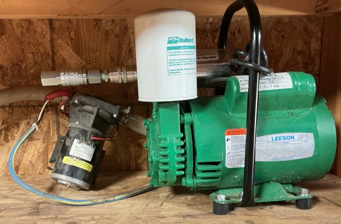 Bullard Free-Air Pump EDP10 Ambient Air Respirator Pump with Leeson Motor