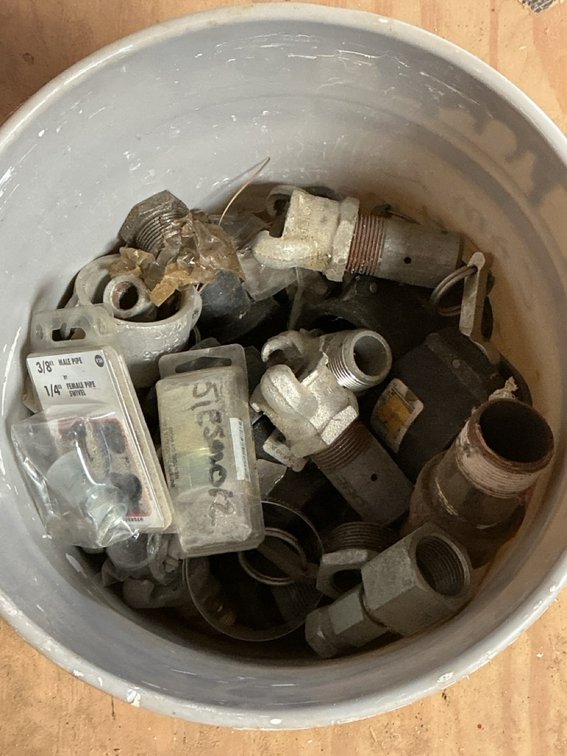 Assorted Industrial Camlock Hose Fittings and Pipe Connectors Lot