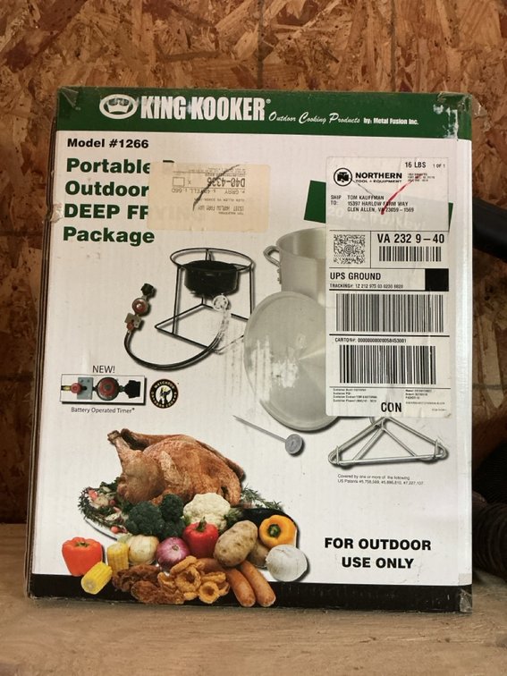 Portable Propane Outdoor Deep Frying Package