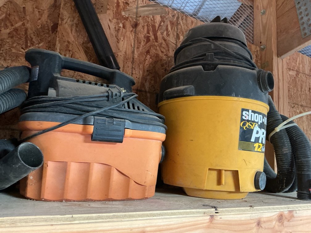 Shop-Vac QSP Pro and Ridgid Wet Dry Utility Vacuums