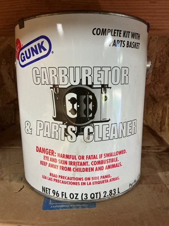 Three Gunk CC3K Carburetor and Parts Cleaner 96oz Cans with Box