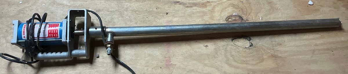 Electric Drum Transfer Pump with Coils of Zurn PEX Tubing