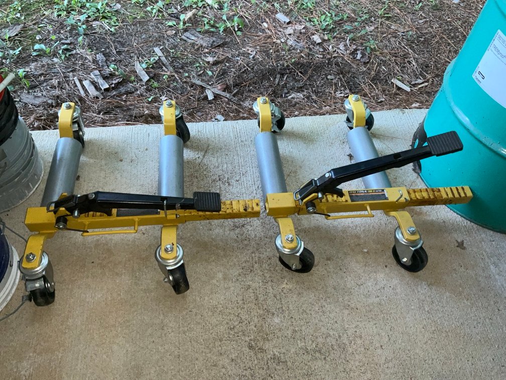 Pair of Daytona 1300 Lb. Capacity Vehicle Positioning Wheel Dollies