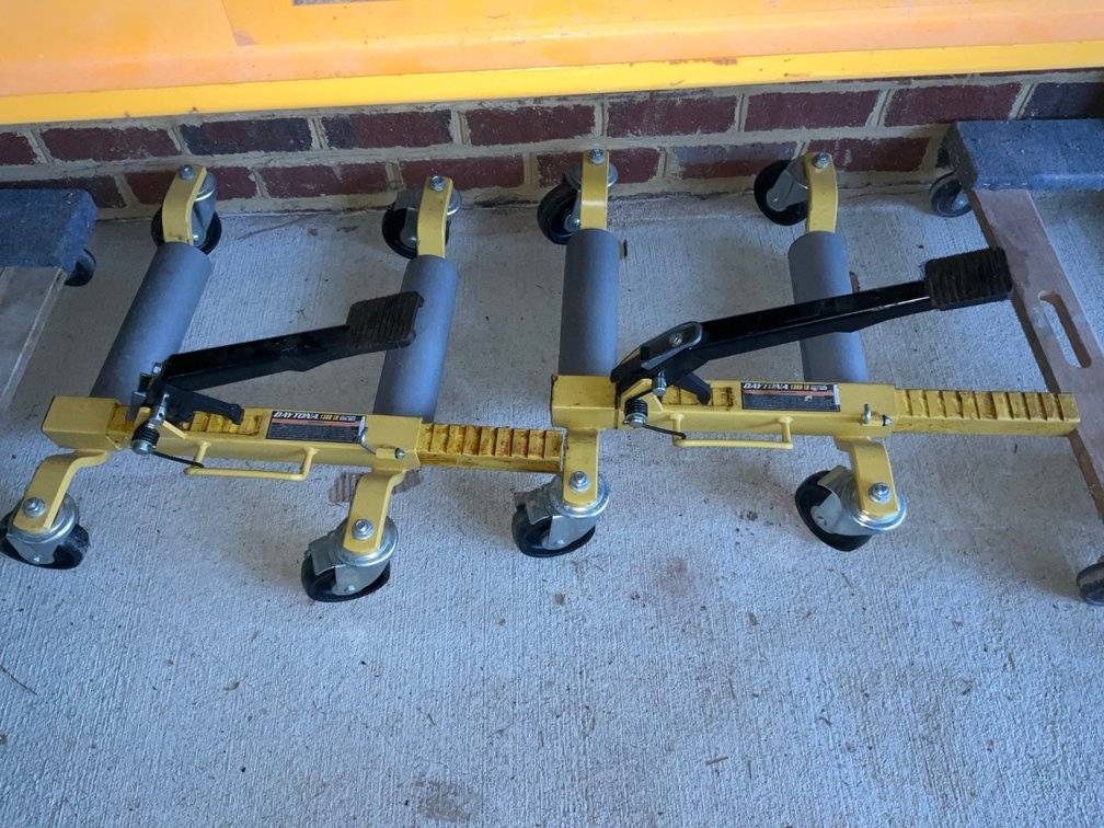 Pair of Daytona 1300 Lb Vehicle Positioning Wheel Dollies