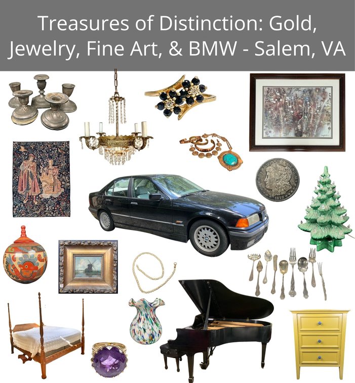Image for FAR 738 - Treasures of Distinction: Gold, Jewelry, Fine Art & BMW