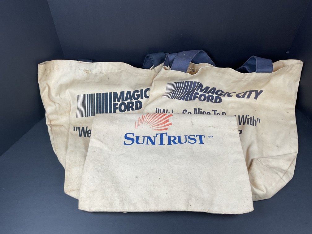 Magic City Ford and Sun Trust Canvas Bags