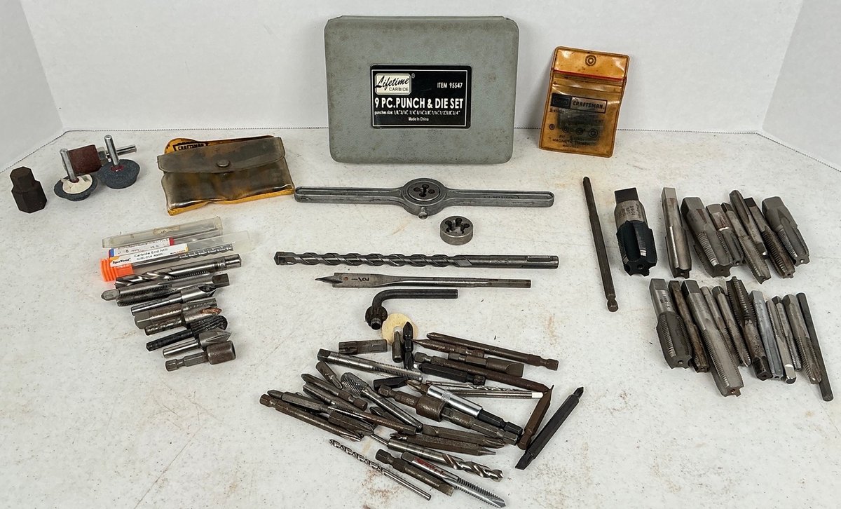 Punch & Die Set, Taps, Dies, Bits & More