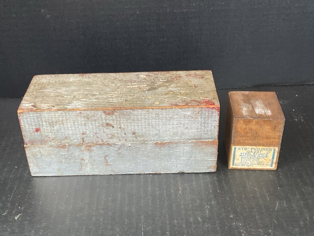 Steel Letter & Number stamp Set