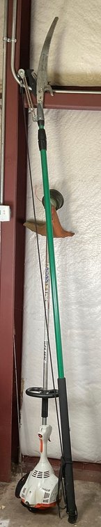 Extended Limb Trimmer and Weed Eater