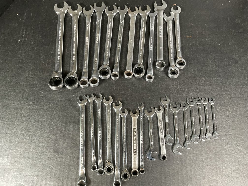 Collection Of Craftsman Wrenches