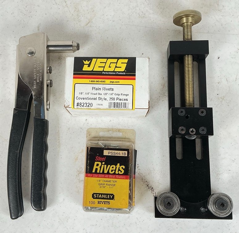 Oil Filter Cutter & Riveter