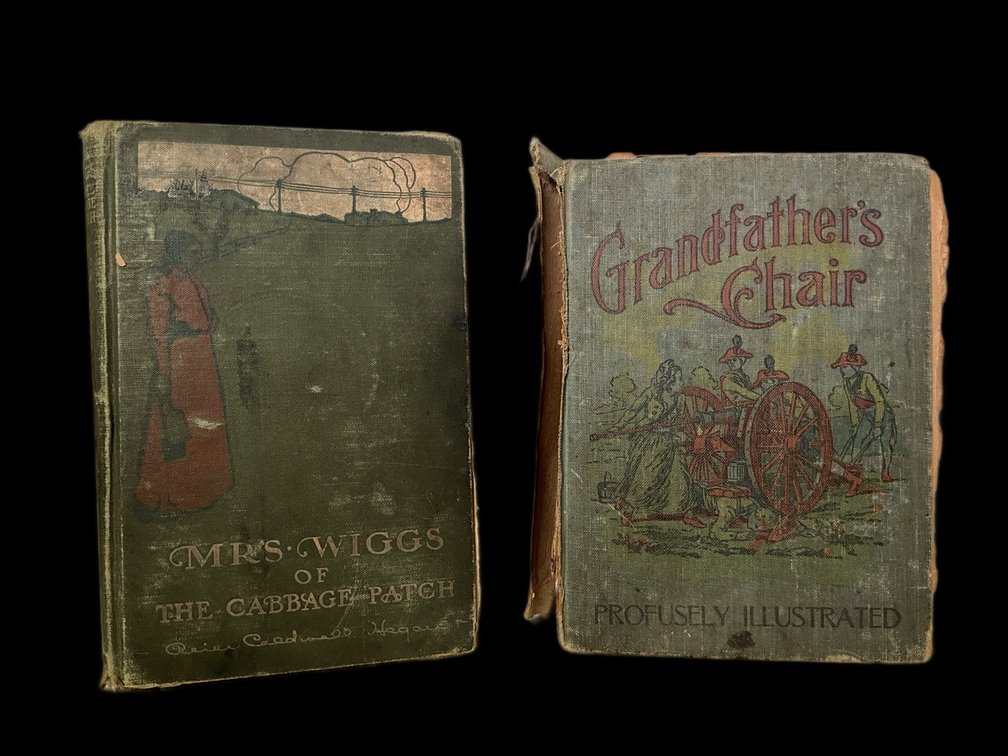 Antique Children's Books Mrs. Wiggs and Grandfather's Chair
