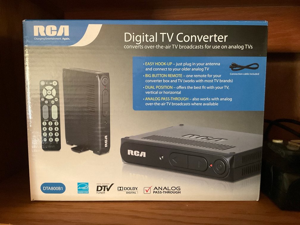 RCA DTA800B1 Digital to Analog TV Converter Box