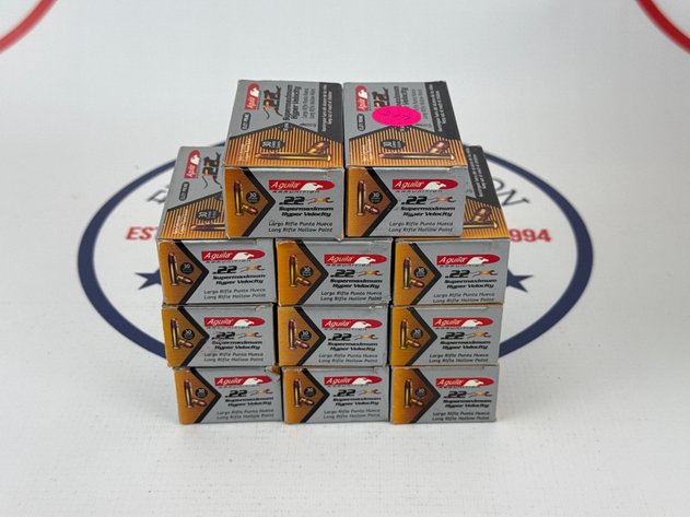 Image for (11) Aguila .22 LR Ammunition - 550 Rounds Total