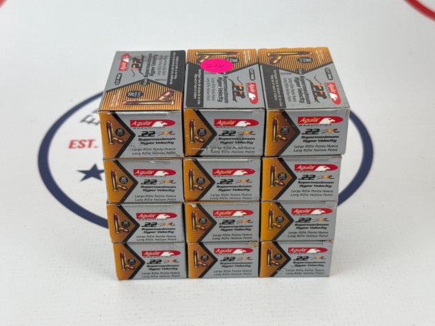 Image for (12) Aguila .22 LR Ammunition - 600 Rounds Total