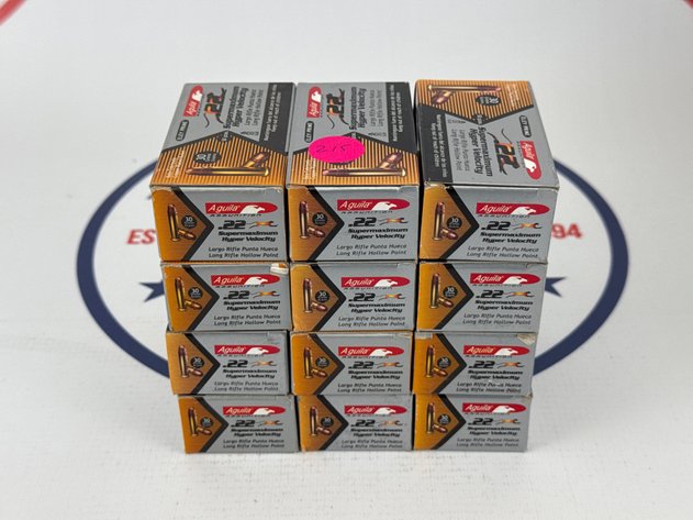Image for (12) Aguila .22 LR Ammunition - 600 Rounds Total