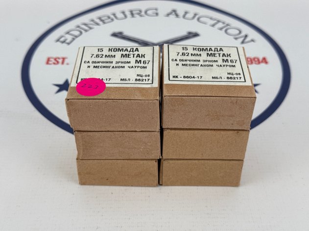 Image for (6) Yugoslavian Surplus 7.62x39 Ammunition - 90 Rounds Total