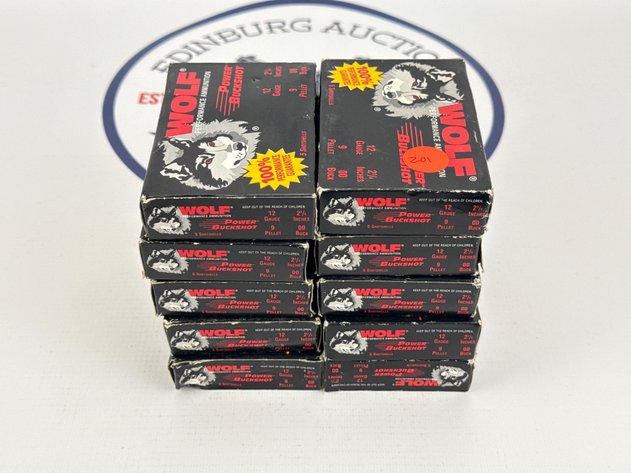 Image for (10) Wolf Power Buckshot 12 Gauge Shells - 50 Shells Total
