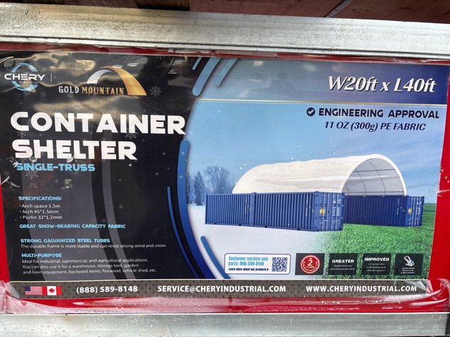 Image for E4. 2026 Unused Gold Mountain Container Shelter