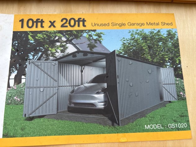 Image for E4. 2026 Unused Portable Metal Shed