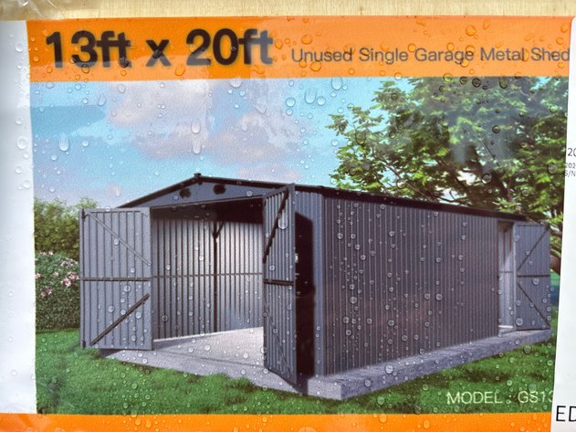 Image for E4. 2026 Unused Portable Metal Shed