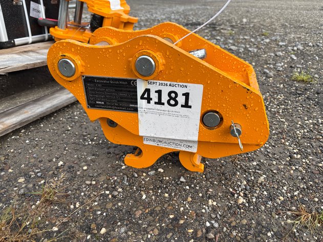 Image for E4. 2026 Unused GIYI Excavator Quick Hitch