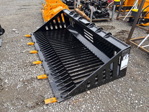 Image for E1p.2026 Unused GIYI Skid Steer Rock Bucket