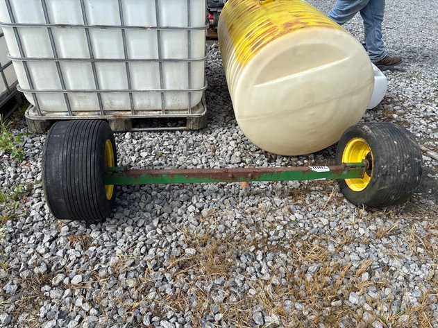 Image for E1p. Trailer axle with (2) wheels