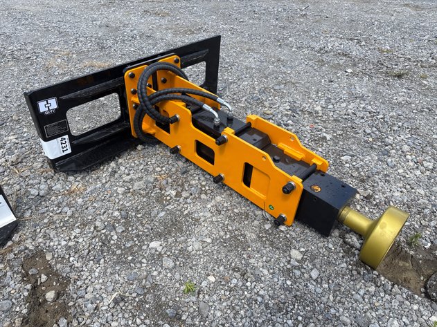 Image for E1p. 2026 Unused GIYI Skid Steer Post Driver - [Skid Steer Attachments]