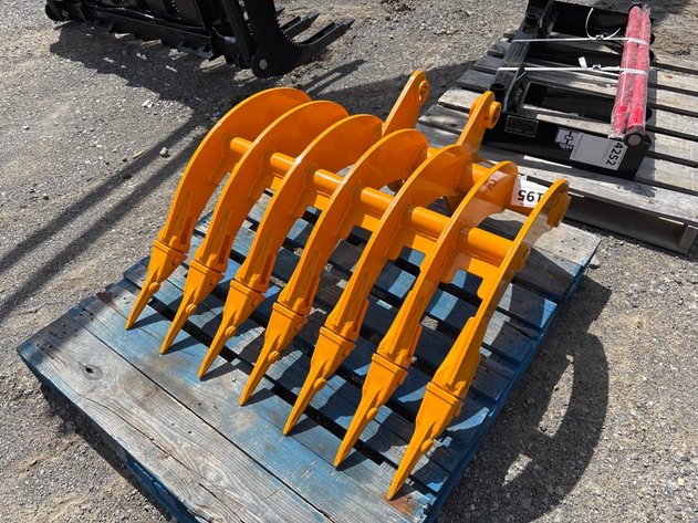 Image for 2026 Unused GIYI CAT305 Excavator Rake with Teeth - [Excavator Attachments]