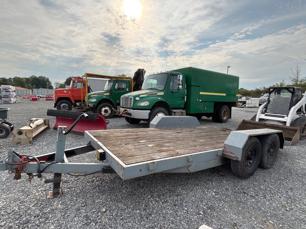 16’Tandem axle equipment trailer