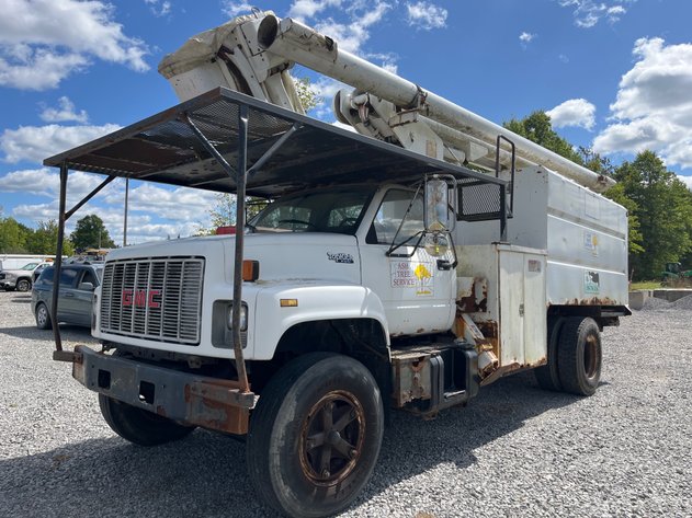 Image for 1992 GMC C7000 Topkick Truck w/ 55' Aerial Bucket Unit