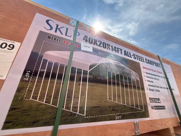Image for 2026 Unused SKLP 40x20x14FT ALL-STEEL CARPORT