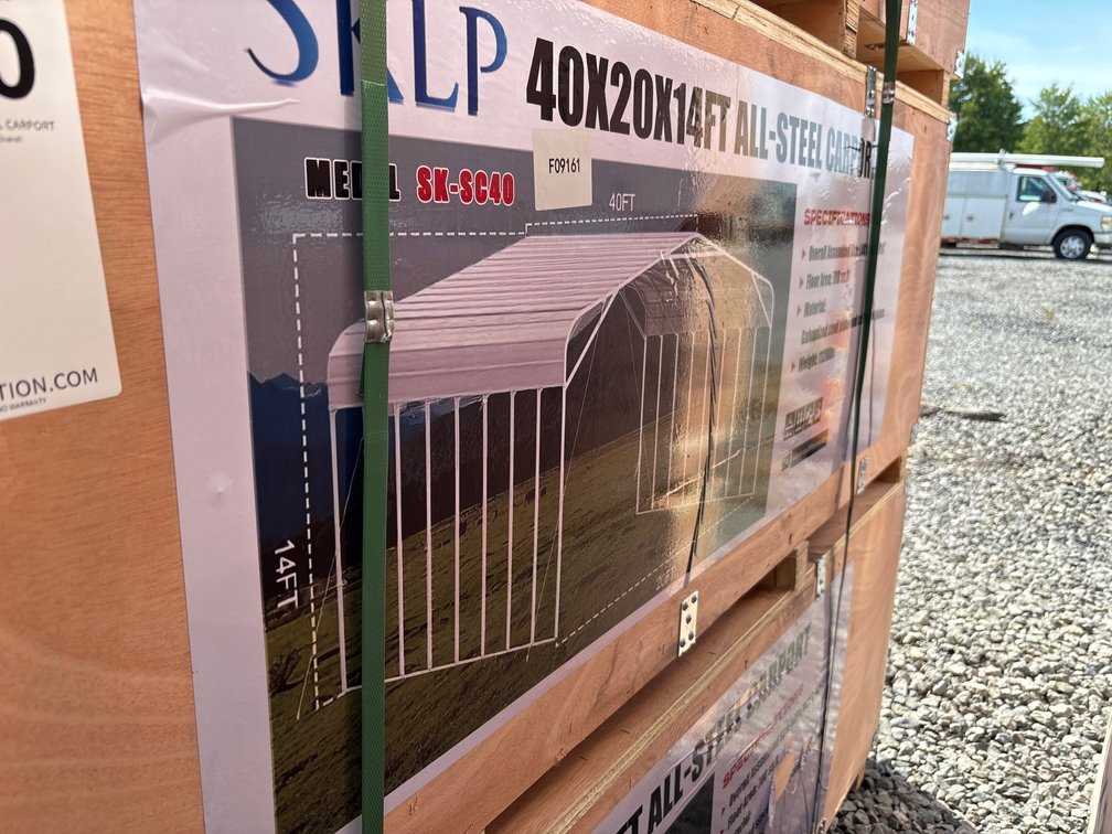 2026 Unused SKLP 40x20x14FT ALL-STEEL CARPORT