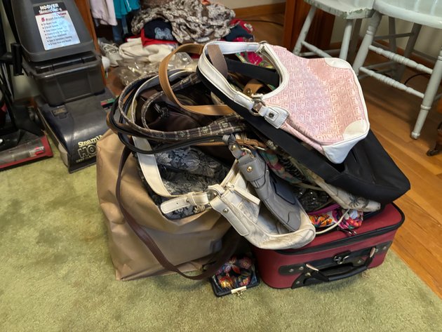 Image for Handbags, Clutches, Wallets, and Rolling Suitcase