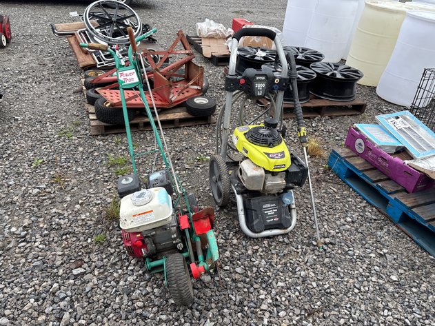 Image for D1. Power Trim edger & Ryobi pressure washer