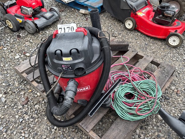 Image for D1. Shop vac and extension cords