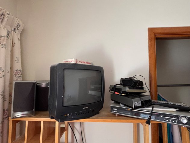 Image for CRT Television, DVD Player, Camcorder, and Audio Equipment
