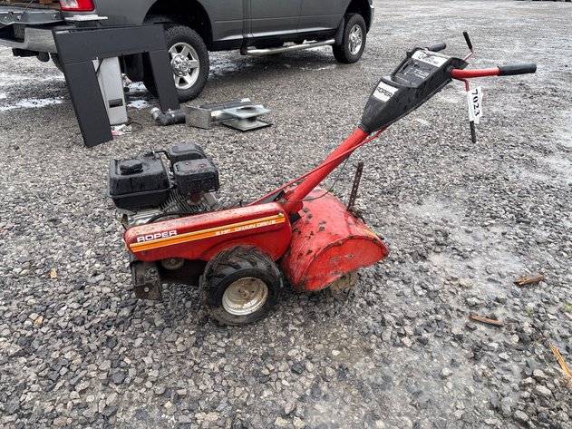 Image for E1. Roper 5 hp chain drive tiller
