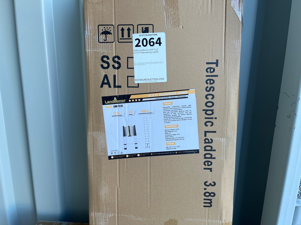 2026 Landhonor LHR-TL13 12.5-Ft Telescoping Ladder