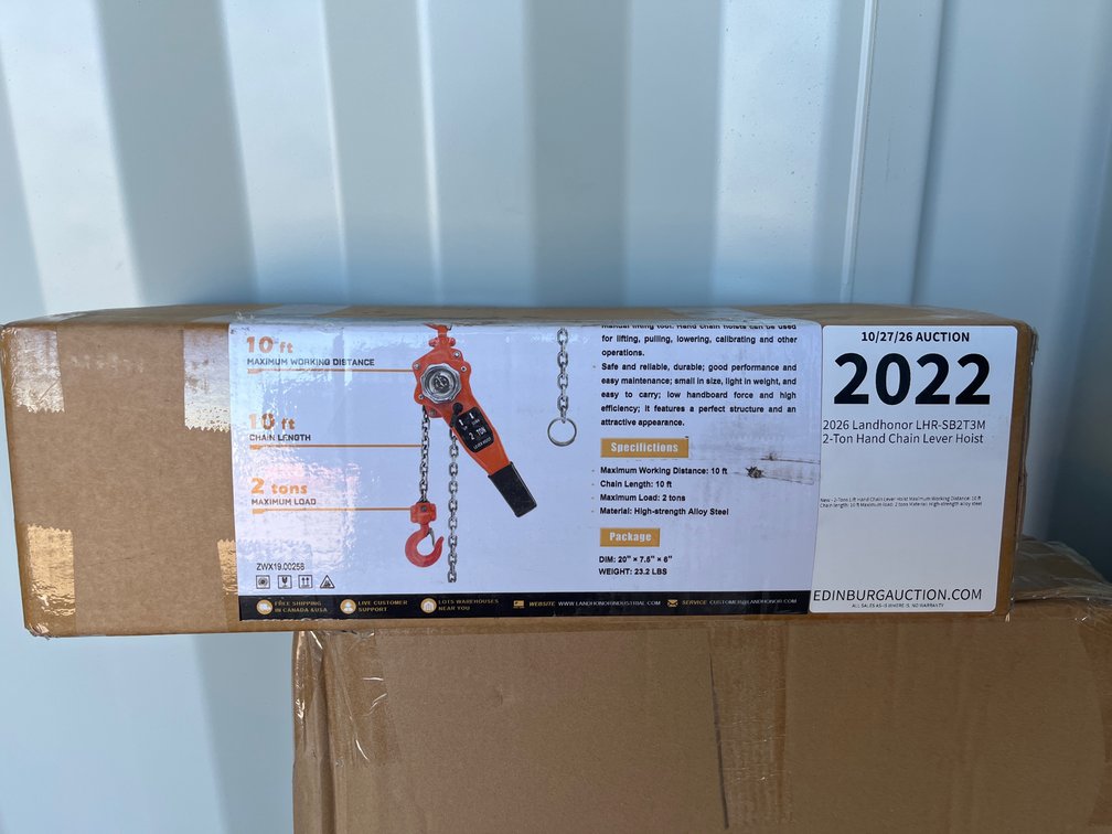 2026 Landhonor LHR-SB2T3M 2-Ton Hand Chain Lever Hoist