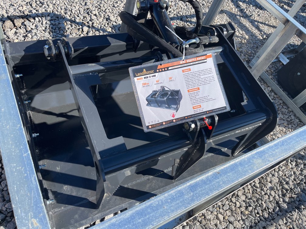 2026 Landhonor MGB-72-44W Mini Skid Steer Grapple Bucket