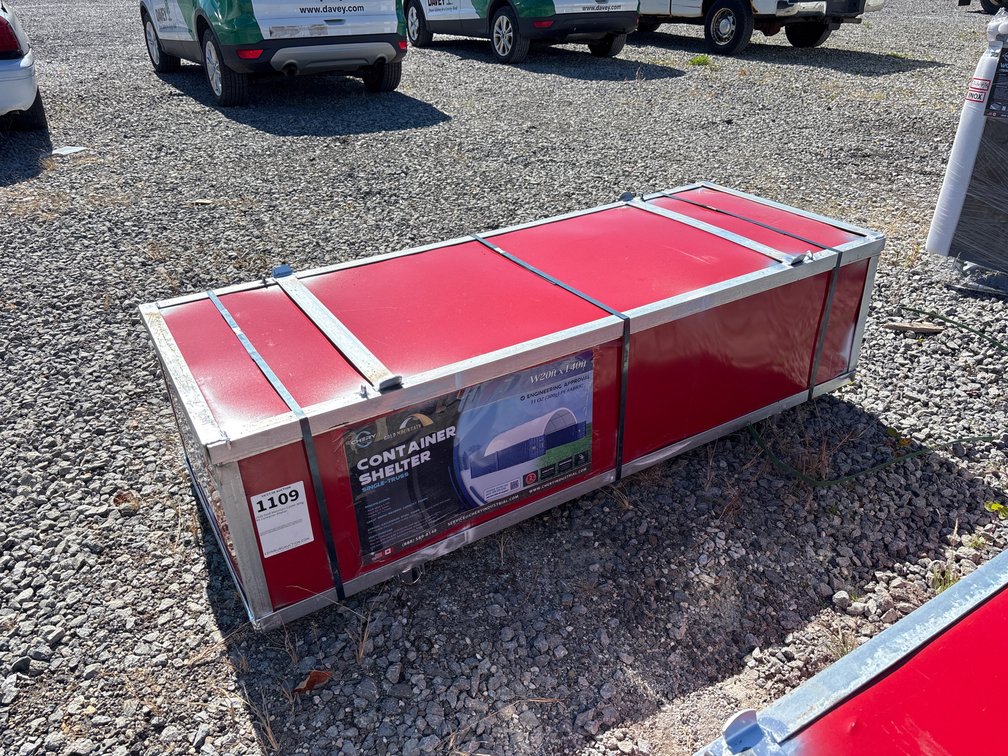 2026 Gold Mountain C2040-300g PE Container Shelter