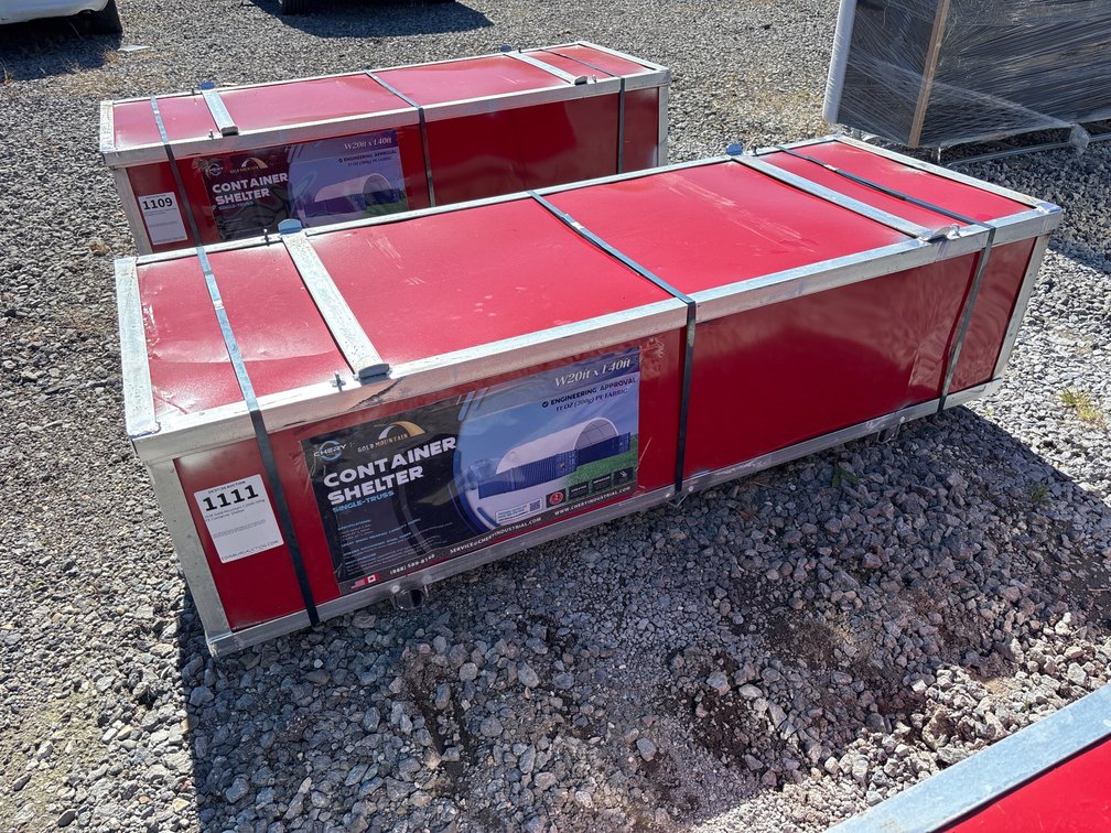 2026 Gold Mountain C2040-300g PE Container Shelter