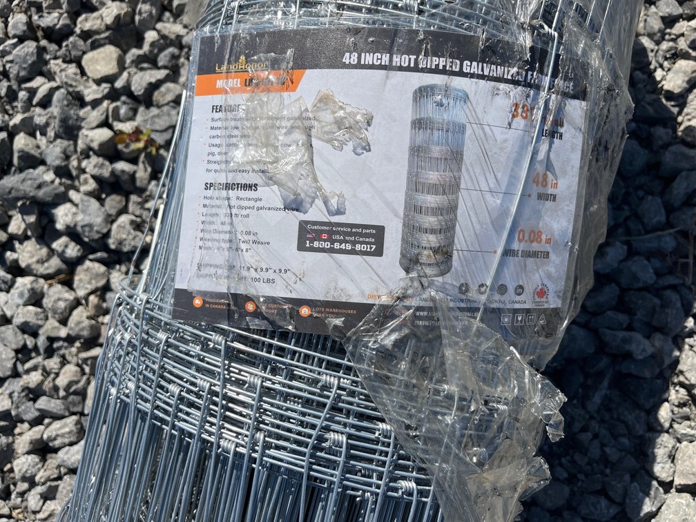2026 Landhonor LHR-GFF48 Galvanized Farm Fence
