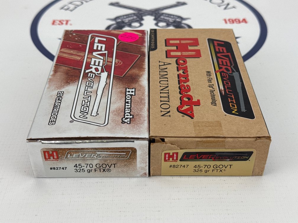 (2) Hornady LeverEvolution 45-70 GOVT Ammunition