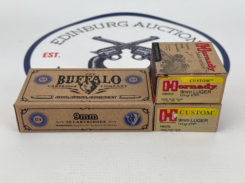 Assorted Personal Defense and Target 9mm Ammunition