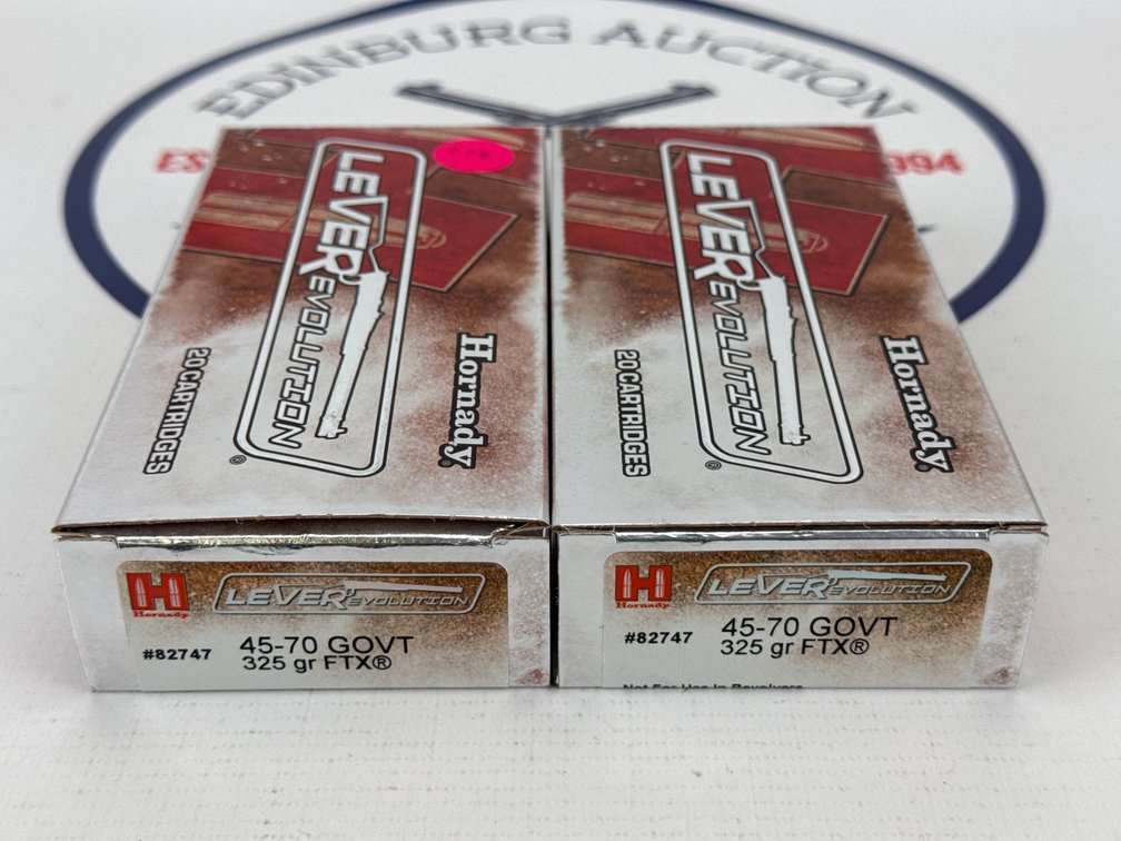 (2) Hornady LeverEvolution 45-70 GOVT Ammunition